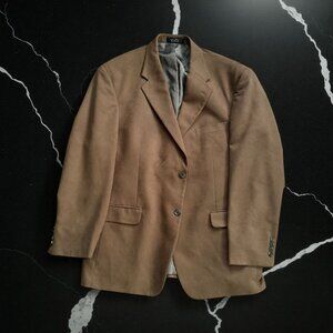 GIANFRANCO RUFFINI Tan Blazer Jacket Size 46 R